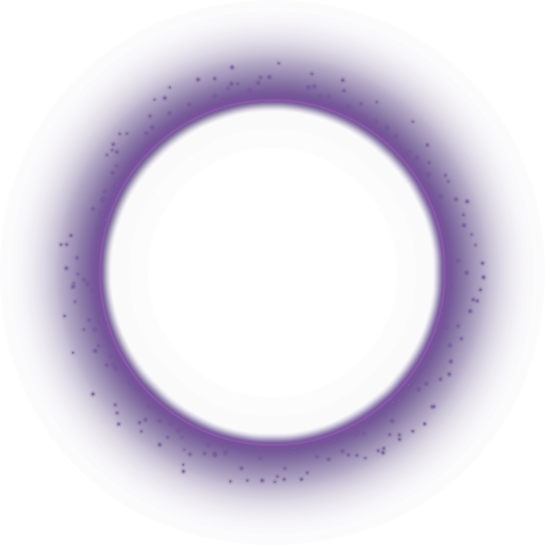 purple glowing circle frame